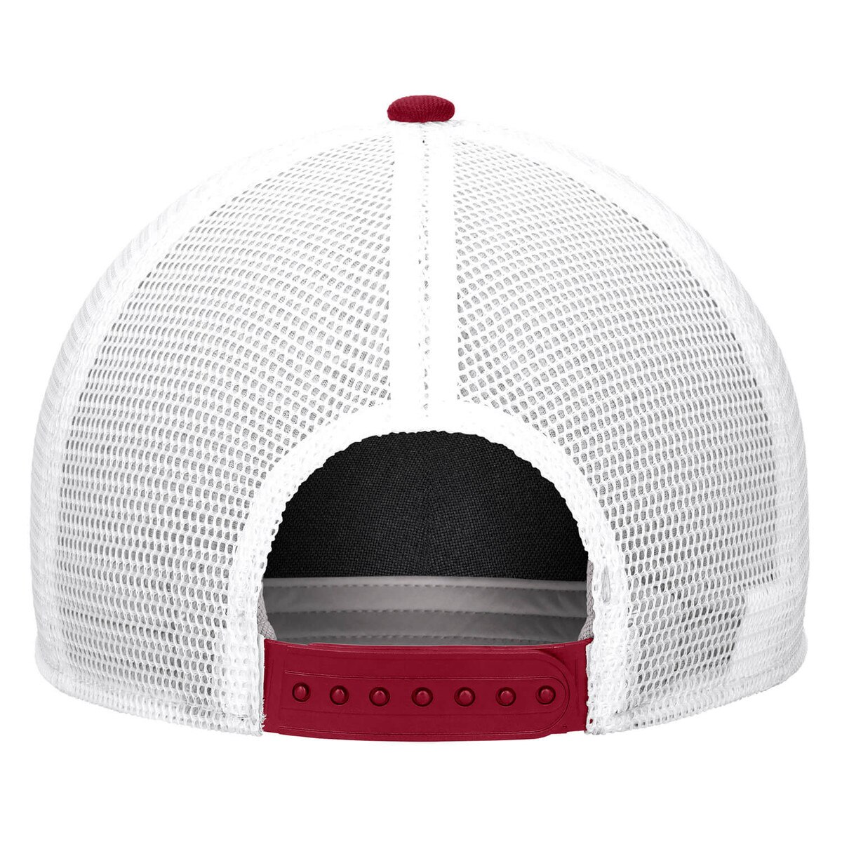 Nike I-State Cardinal and White FA26 Adjustable Trucker Rope Cap back vendor image